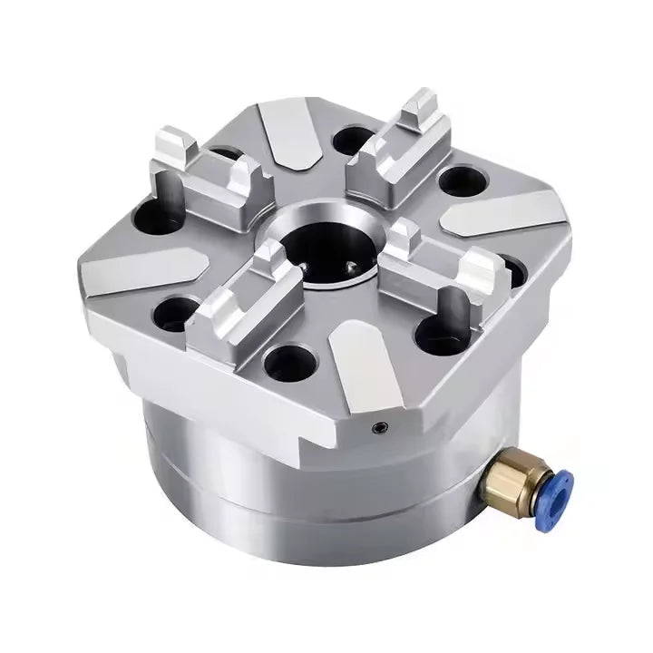 TEBAK Selling Precision 80*80 mm Pneumatic Auto Chuck for Machining Center