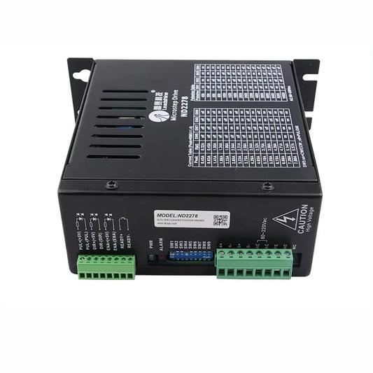 TEBAK ND2278 Motor Driver 80-220VAC 7.8A Micro-Step Drive CNC Router Adapted to NEMA 34 NEMA 23 2-Phase Stepper Motor