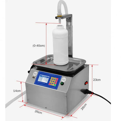CSY-L13 Semi Automatic Weighing Liquid Filling Large Flow Diaphragm Pump Laundry Detergent Gel Viscous Liquid Filling Machine