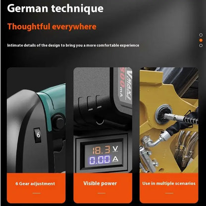 TEBAK Rechargeable Electric Butter Gun Automatic Dual Purpose Excavator Special Lithium Electric Lubricating Oil Injector