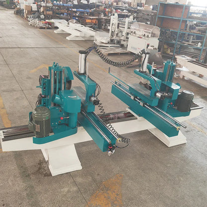 A TEBAK Electric Wood Saw Double End Saw Hardwood Flooring Laminated Wood Flooring Processing Solid Wood Double End Milling Saw