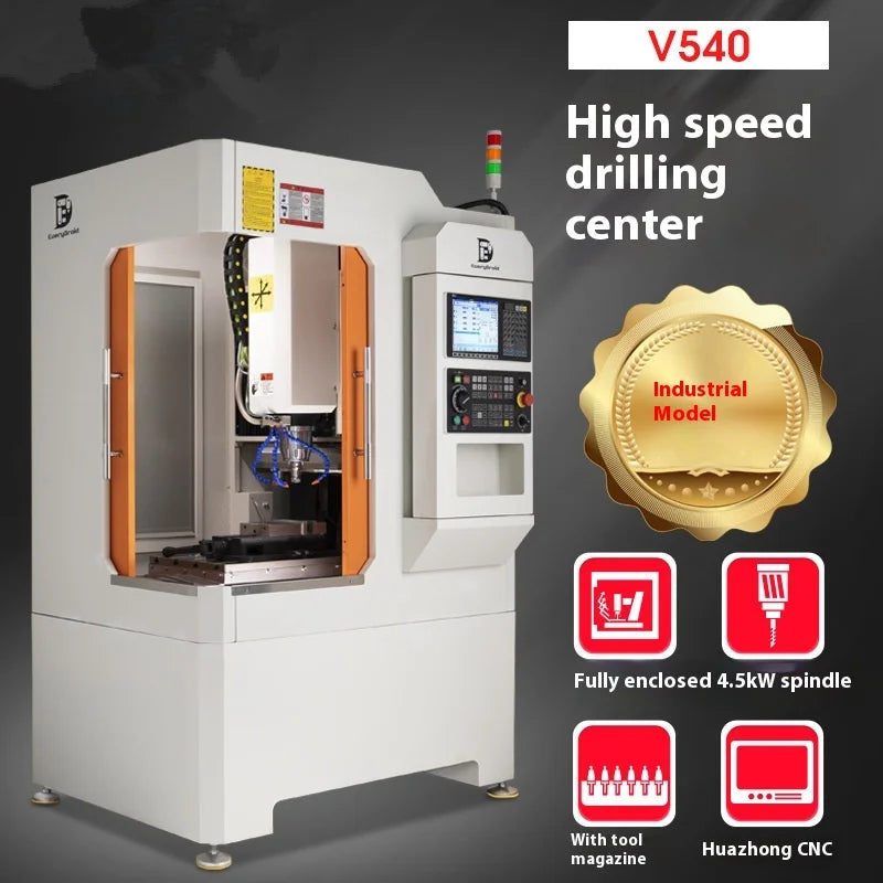 TEBAK JY-01 Mini Small Cnc Engraving 3 4 5 Axis Services  Aluminum Prototypes Vertical Turning Milling Machine for Metal