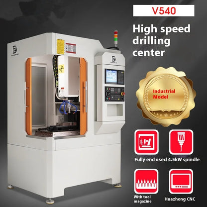 TEBAK JY-01 Mini Small Cnc Engraving 3 4 5 Axis Services  Aluminum Prototypes Vertical Turning Milling Machine for Metal