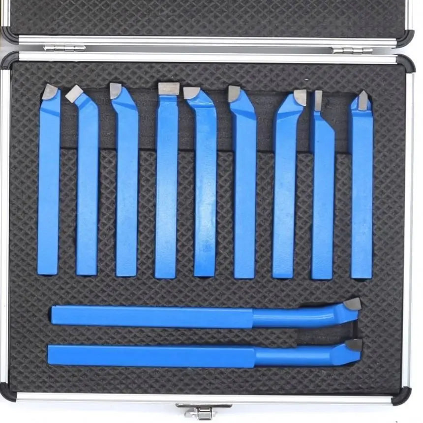 Lathe Tools Mechanical Machine Tool Bit 11pcs Manual Lathe Tool Holder for Lathe Machine