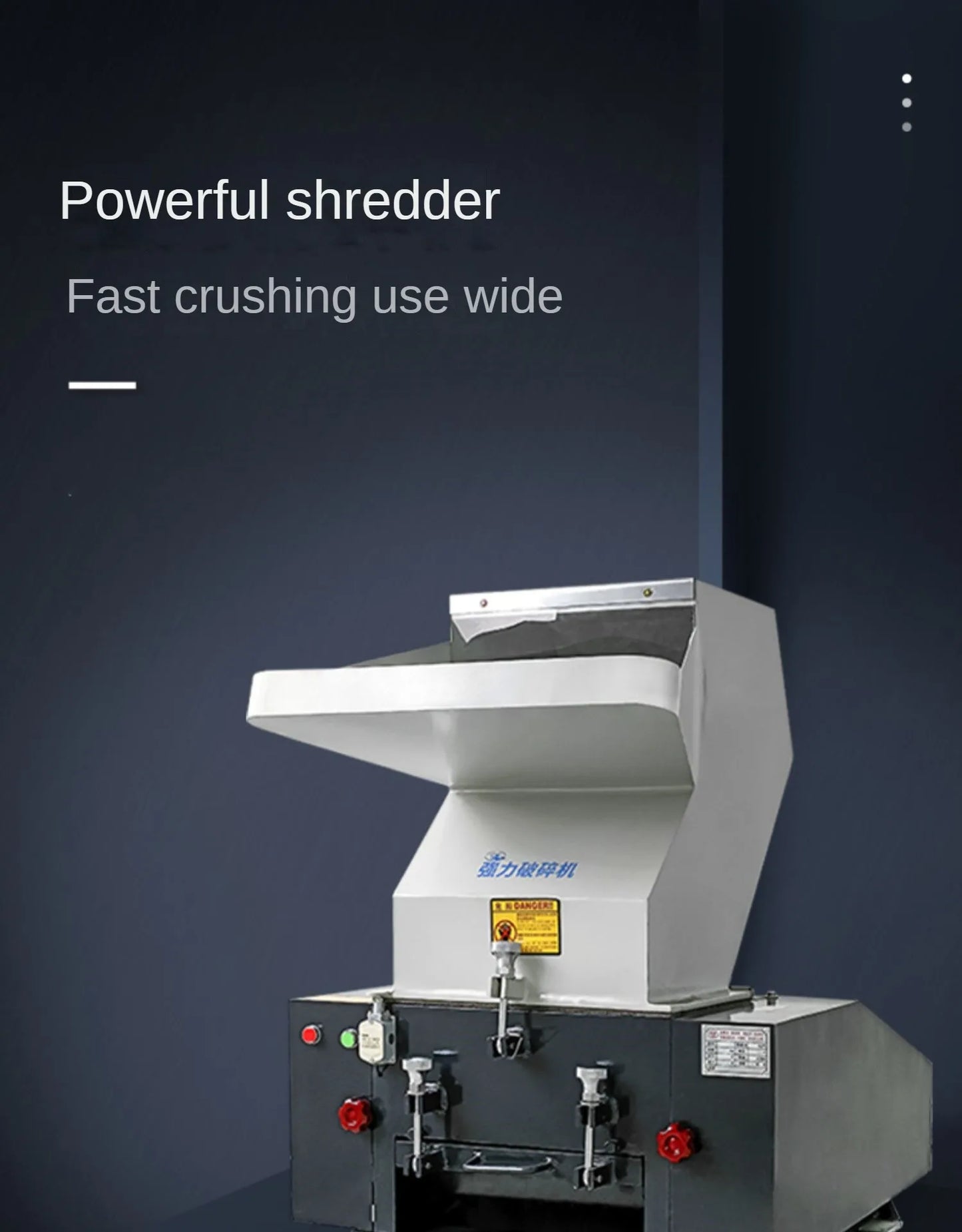 TEBAK 180 Model High Quality Factory Price Industrial Plastic Crusher Machineand Plastic Pet Bottle Waste Crusher Machine