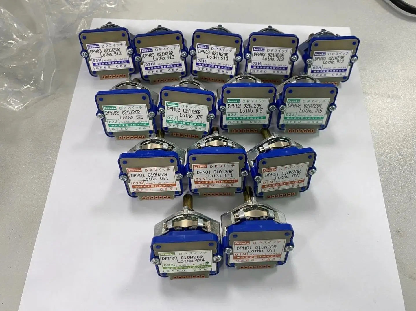 TEBAK CNC Parts TOSOKU Japan Band Switch Digital Code Rotary Switch DPN 01S CNC Band Switch Dial Code