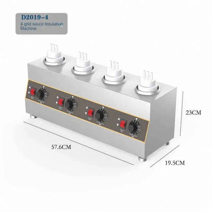 Commercial Sauce Bottle Warmer for Chocolate Cheese Butter Oyster Sauce Warmer Electric Hot Sauce Bottle Heater