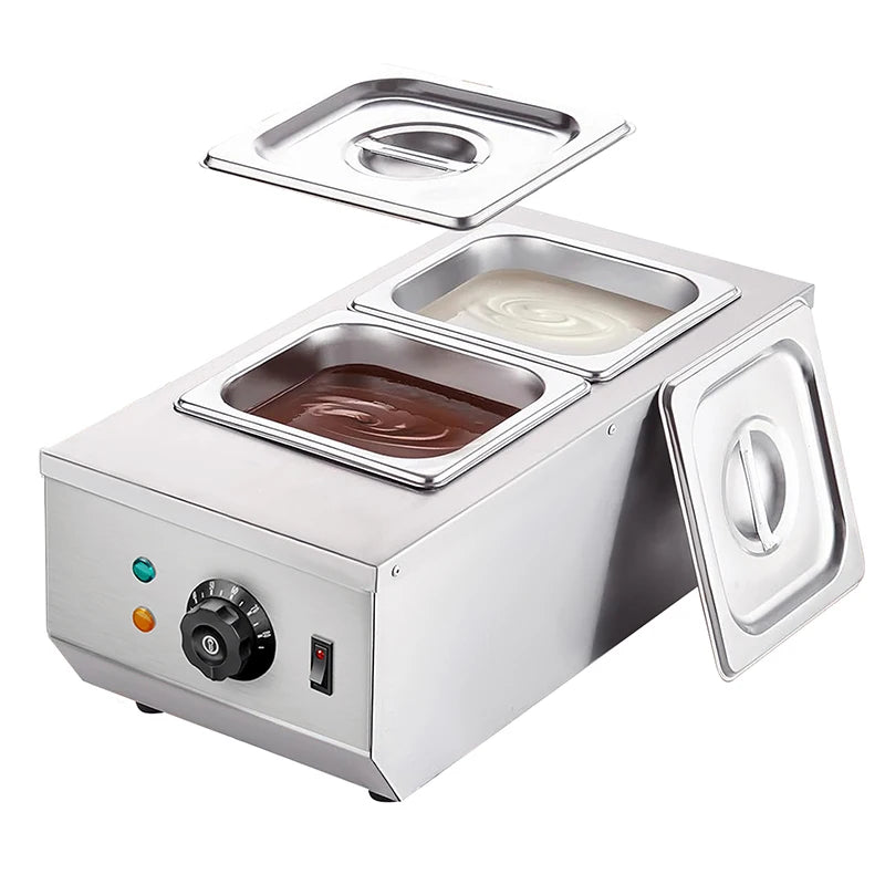 TEBAK Chocolate  Pan Nuts Chocolate Melter Stainless Steel Peanuts Almond Grape Small Machine