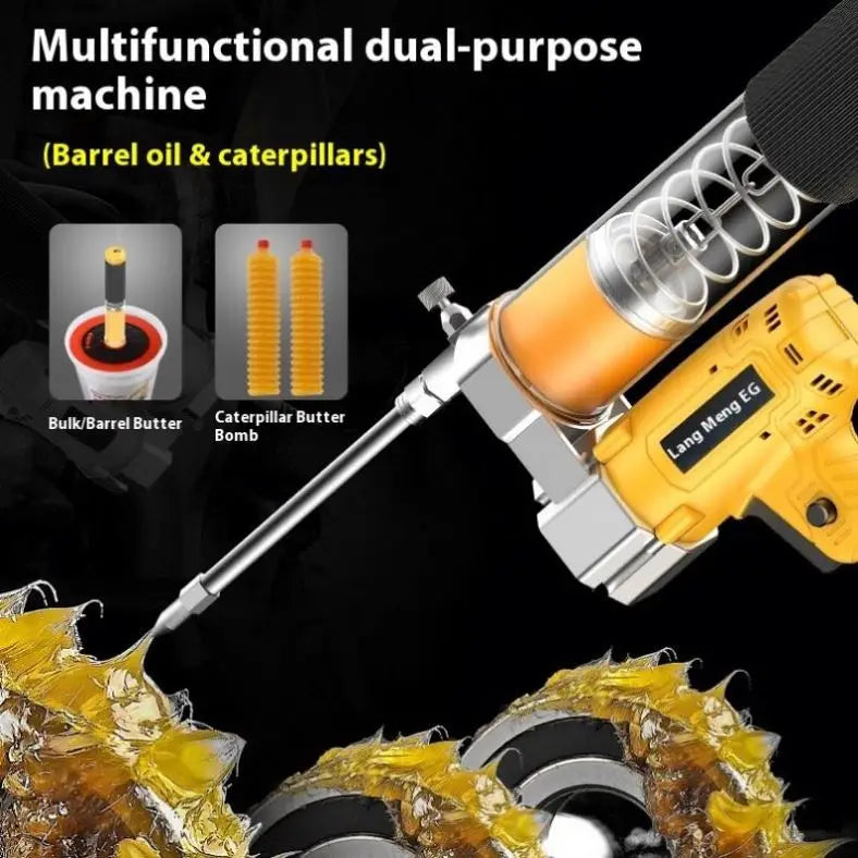 Electric Cordless Grease Power Lithium Battery Hand Grease air Gun Fitting High Pressure Pneumatic Cordless Grease Gun Parts