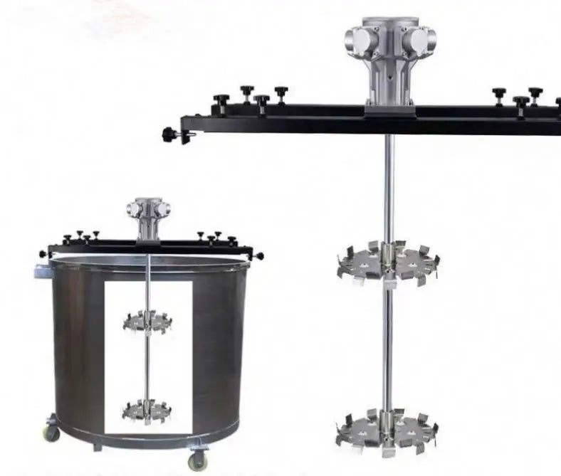 TEBAK Hand Sanitizer Gel Mixing Machine Stirrer Mixer 1000 L Small Portable Paint Mixer Air Agitator