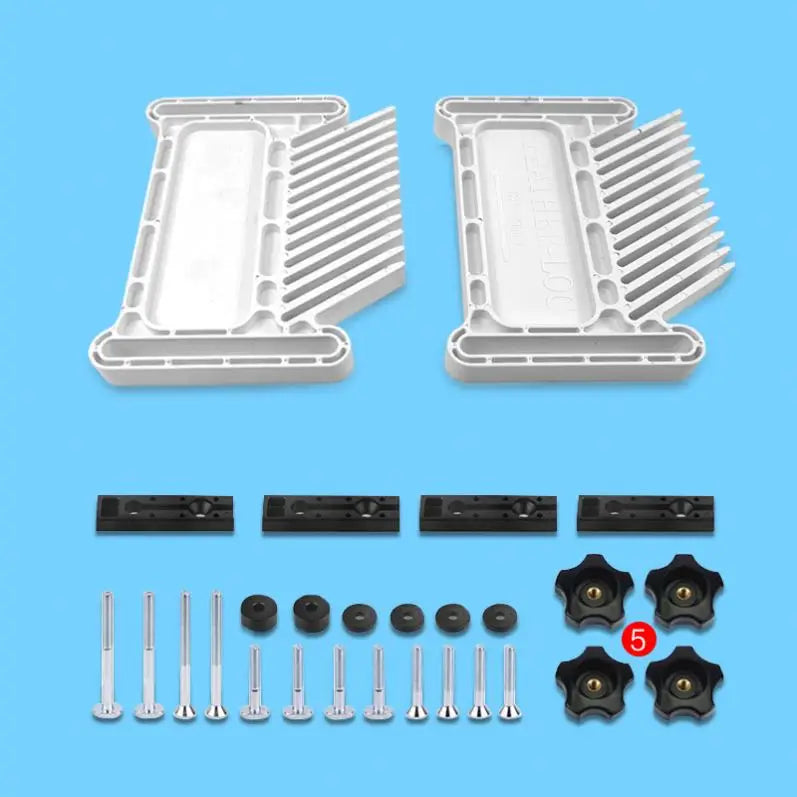 TEBAK W-50 2pcs Woodworking Gauge Tools Boards for Router Table Saw and Cutting Auxiliary Tools