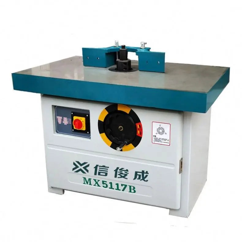 XJ-7 Spindle Shaper Moulder Vertical Milling Wood Door Machine Woodworking One Axis Shaper Moulding Wood Shaper Machine MX5117B