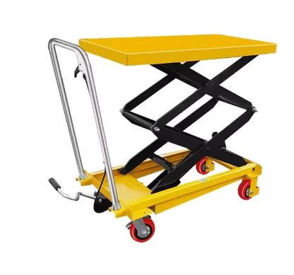 Hydraulic Lifting Platform 500kg 1100lbs 0.5ton Manual Hydraulic Single Scissor Lift Table