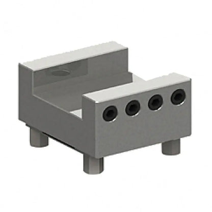 U-Shaped 20mm Slot Type Stainless Steel Holder 3r Tooling System Edm Electrode Holders Steel Oblong or square Slot Steel Chuck