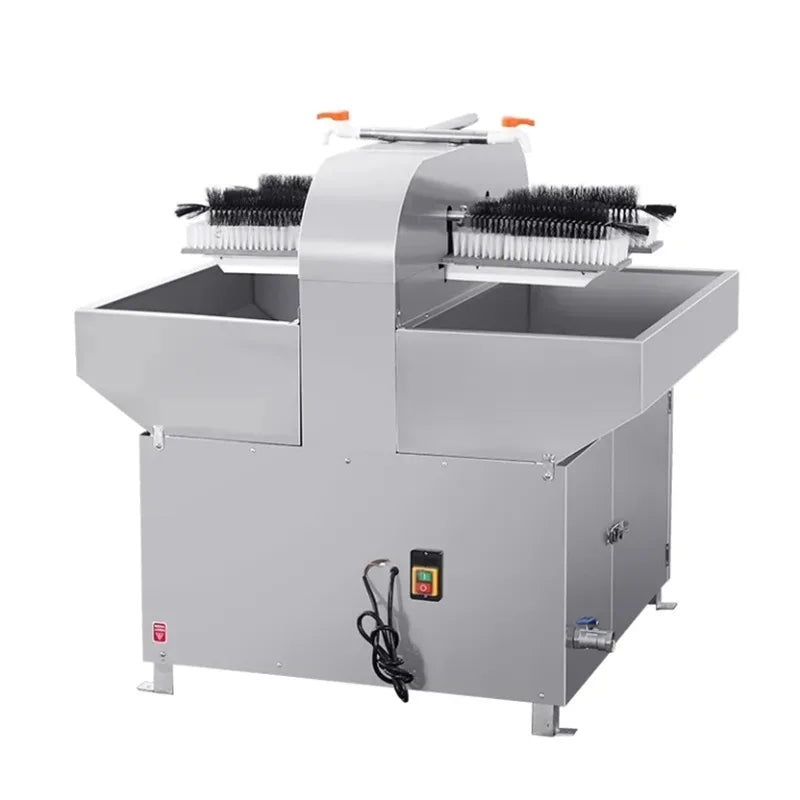 TEBAK Commercial 4-Head Semi-Automatic Brush Bottle Washing Machine