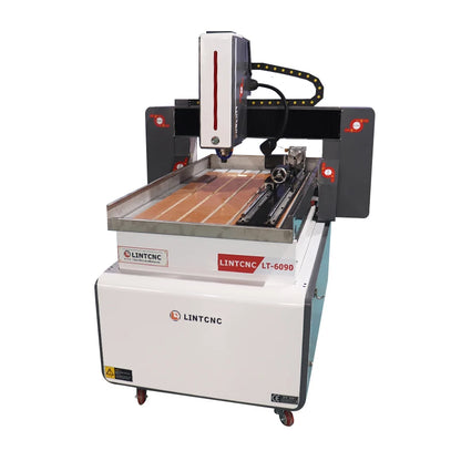 A TEBAK Cnc Router Machine 1212 6090 Woodworking  Machines Vacuum Table Desktop Milling Cnc Mill 4 Axis 3D Wood Drill Cutter