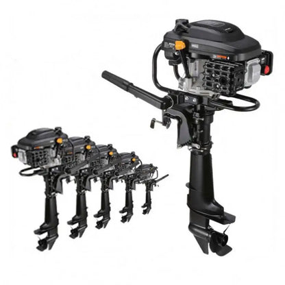 TEBAK 9.0HP 7.5 4.5 6.5 2.5 HP 4-Stroke Gasoline Outboard Motors New Condition with Long Shaft for Sales or Use