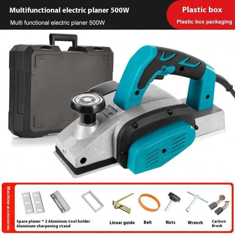 1100W Multifunctional Electric Planer Handheld Wood Planer Industrial Hand Wood Edge Trimmer 2mm Electric Wood Planer Machine