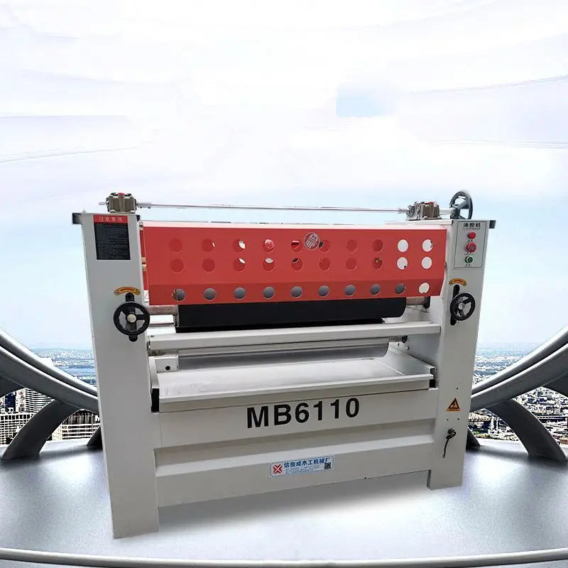 A TEBAK Single and Double Sided Wooden Board Glue Spreader Machine for Wood Panels Glue Roller Double Surface