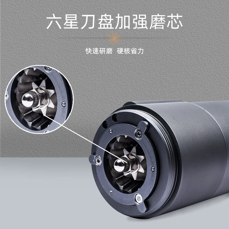 Electric Coffee Grinder Portable Automatic Rechargeable Coffee Grinder Electric Coffee Bean Grinder