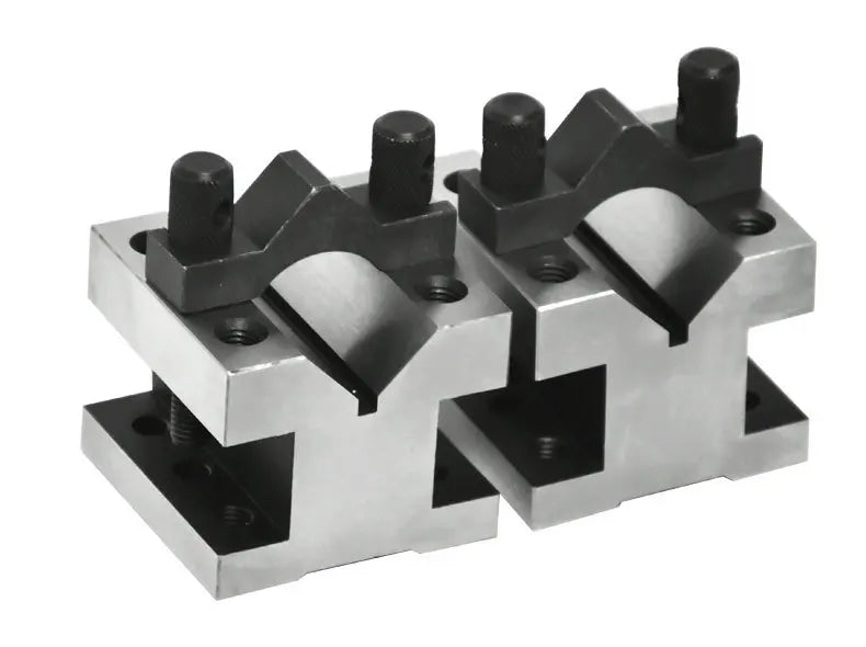 TEBAK  105x105x78 35x35x30 60x60x50 V-shaped Iron V-shaped Steel Fixture Precision Parallel V Type Block Clamping Sets