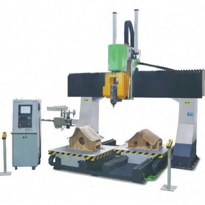 TEBAK CX-16 Heavy Duty Tonsing 5-axis CNC Router Machining Center for Bent Wood Chair Cutting and Drilling
