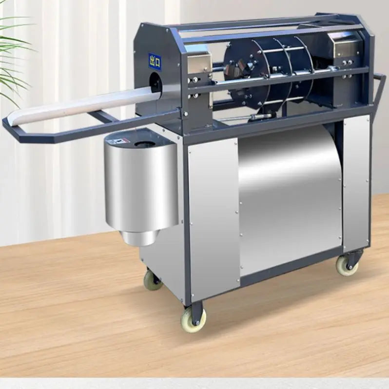 TEBAK Commercial Stainless Sugarcane Machine for 30mm-58mm Diameter 500W Electric Sugar Cane Skin Peeler Machine