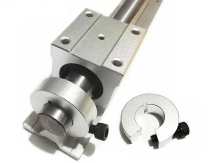D-29 Shaft Collar Single Split SCS SBR Aluminum Clamping Collar Shaft Collars with Set Screw Silver Tone