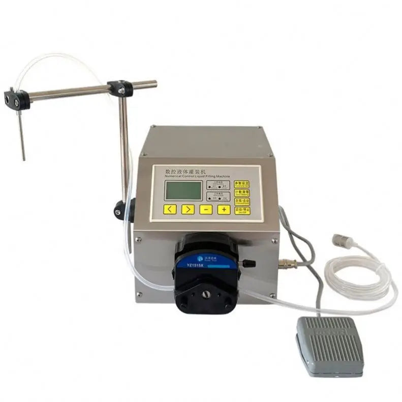 TEBAK SY-51A Semi-automatic Peristaltic Pump Filling Machine Oil Grease Olive Lubricating Oil Liquid Bottle Filling Machine