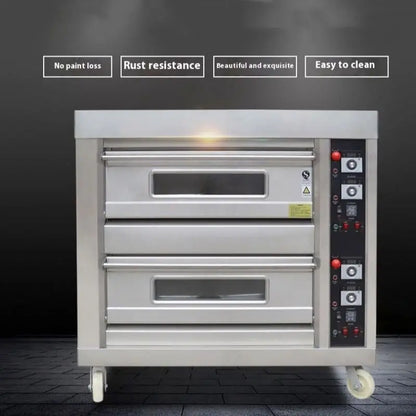 TEBAK Electric Gas Commercial Bakery Machinery Bread Baking Electric Oven Baking Equipment Bread Baking Oven Machine