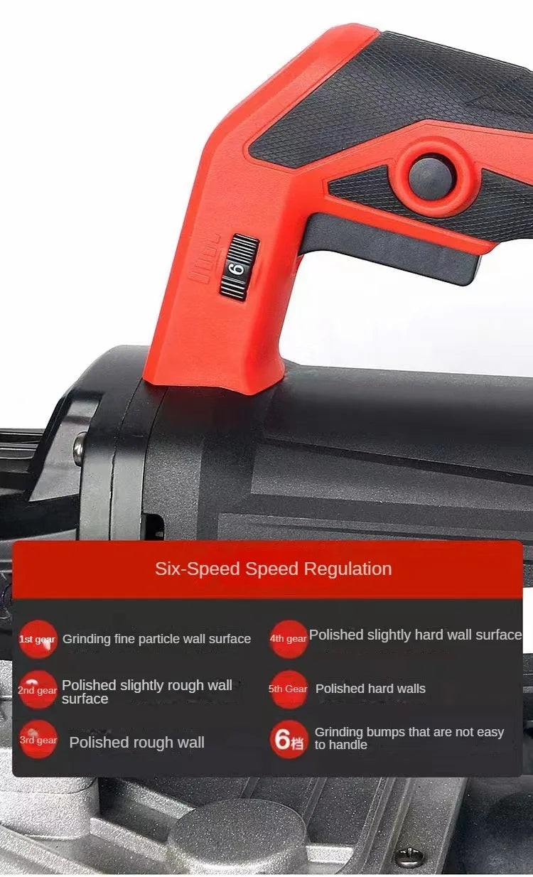 Electric Concrete Polishing Machine Portable Concrete Grinder Industrial Floor Wall Polisher Hand Held Edge Grinding Machine