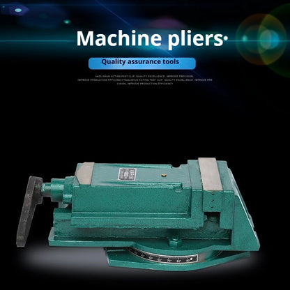 ANDUUK A 4-inch Precision Milling Machine Vise with a Rotating Base Suitable for Milling Machines