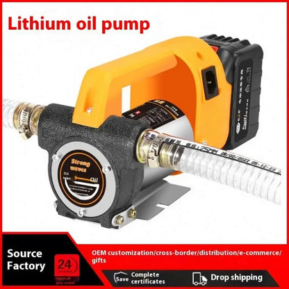 New Orange 24v High Flow Electric Self-priming diesel Circulation Pump Electric Fuel Pump 12v Vacuum Pump Oil