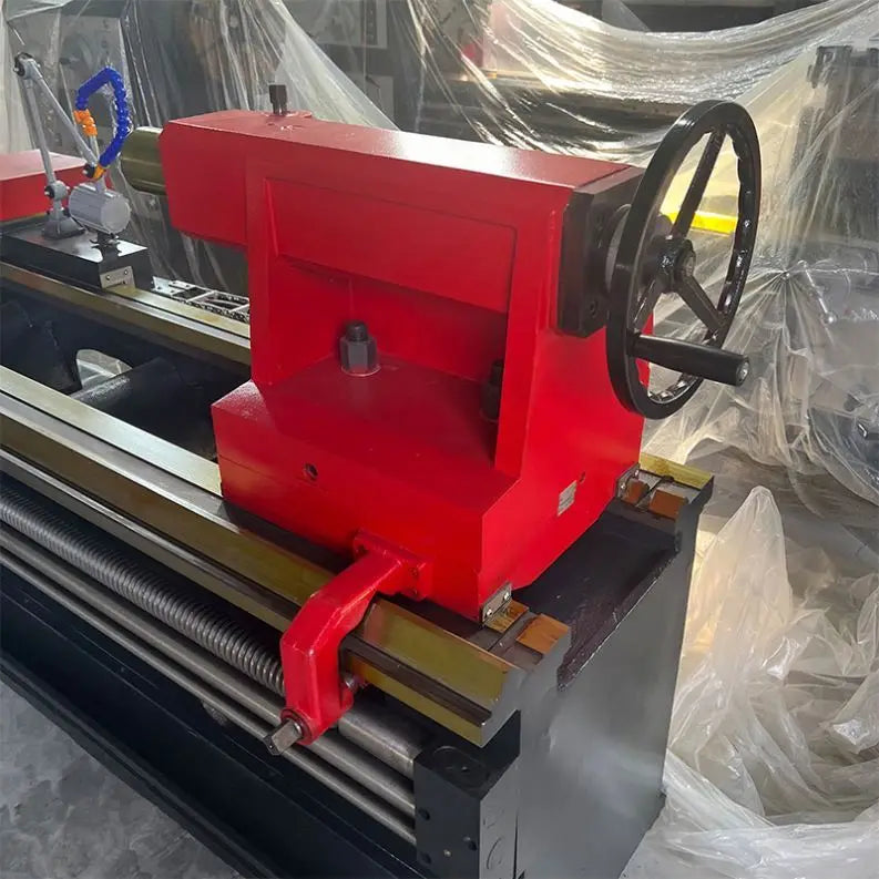 TEBAK Internal External Turning Taper Turning End Facing Other Heavy Duty Multi-functional Metal Horizontal Hand Lathe CW6180