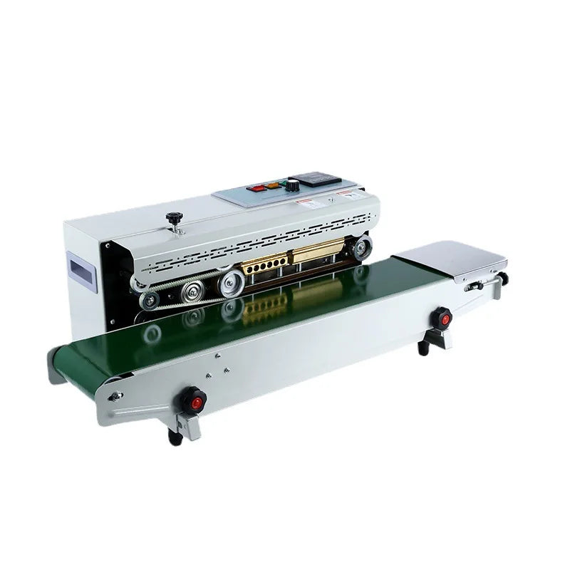 TEBAK SY-FR900 High Quality Efficient Automatic Horizontal Band Sealer Plastic Bag Heat Sealing Machine