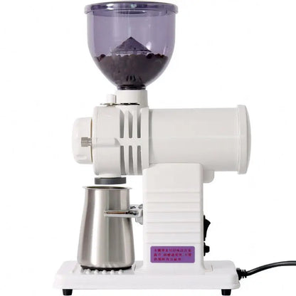 225G Hopper Electric Coffee Grinder 78mm Ghost Tooth Burr Grain Mill Commercial Coffee Powder Grinding Milling Machine