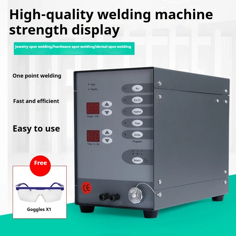 TEBAK 30/50/80/100A Mini Spot Welder Laser Spot Welding Machine Handheld Laser Welder for Gold/Silver Jewelry Processing