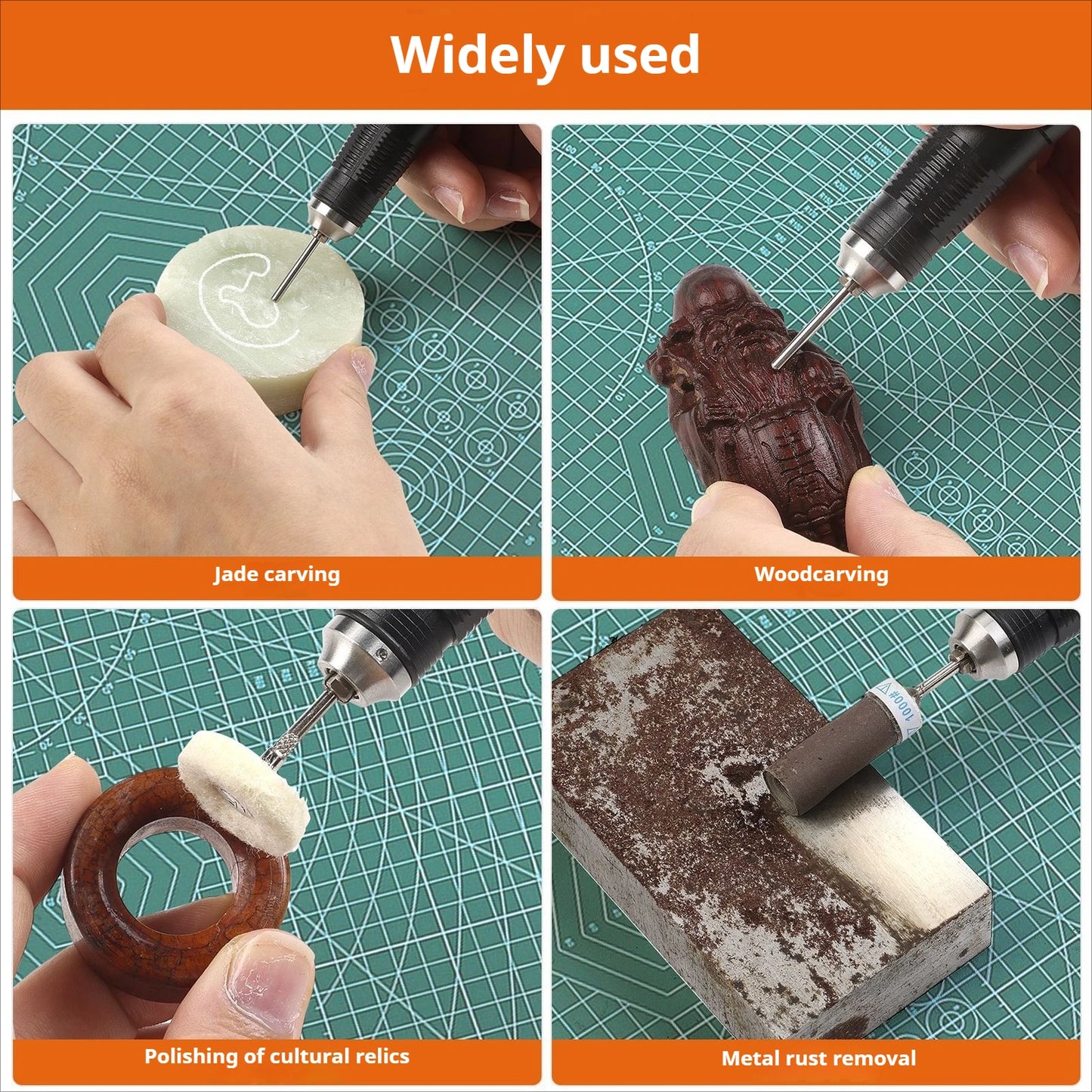 Anduuk 204 Dental Machine Small Carving Machine Polishing Machine Nail Art Jade Wood Carving Polishing Tool