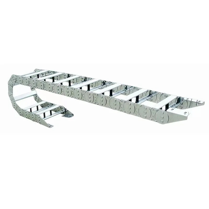 TEBAK Engraving Machine and Machine Tool Accessories Drag Chain Enclosed Type Both Side Opening Cable Chain