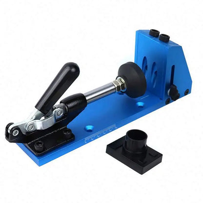 TEBAK High Quality Aluminum Hole Locator Positioning Drill Guide Set Portable Pocket Hole Jig Kit for Woodworking