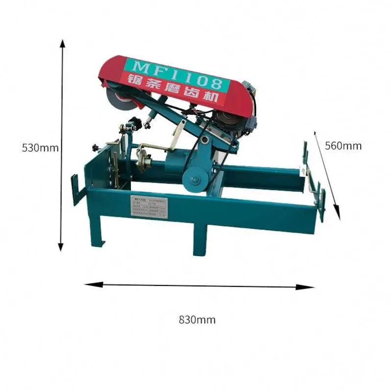 A TEBAK XJ-14 Automatic Woodworking Wood Saw Blade Sharpener Grinding Machine