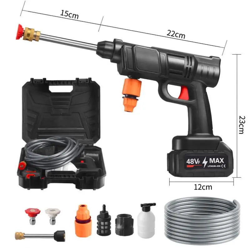 TEBAK Factory High Pressure Portable Cordless Wireless Electric Cleaning Car Pressure Washing Water Spray Gun Car Washer Machine