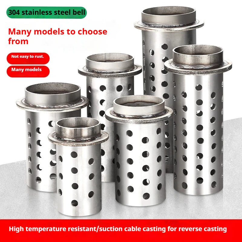 TEBAK Stainless Steel Perforated Flask Jewellery Making Casting Tools Jewelry Casting Customize Gypsum Flasks Perforated Flask
