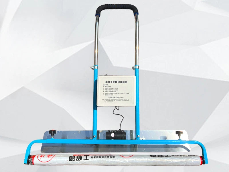 TEBAK Electric Laminating Machine Cement Flooring Vibrating Cover Film Machine to Remove Footprints Vibration Leveling Ruler
