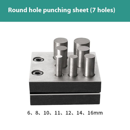 TEBAK Circular Disc Cutter Set Metalworking Equipment Pendant Punch Tool for Home Use Jewelry Shop Metal Gaskets Decals Jewelers