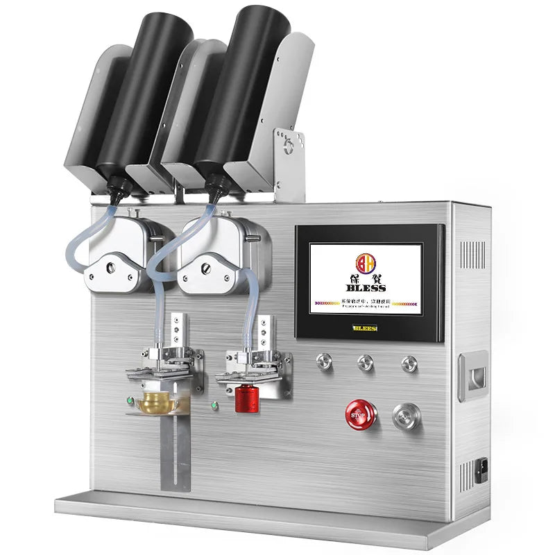 Liquid Bottle Filling Machine Nail Polish Glue Weighing Canning Eyelash UV Glue Liquid Automatic Quantitative Filling Machine