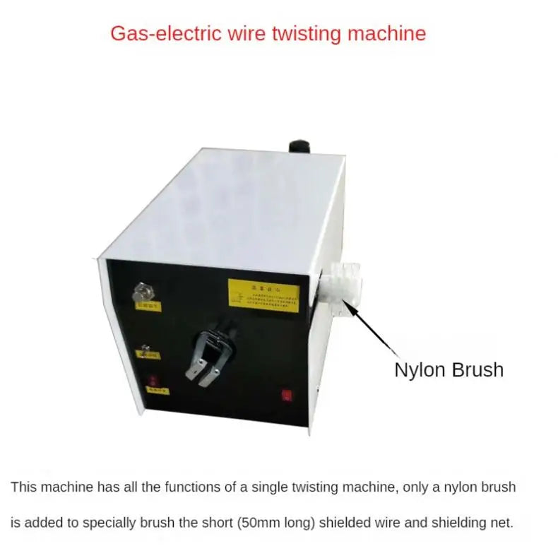 Manual Wire Twisting Machine Cable Twister Equipment Shield Brush Wire Twisting Machine
