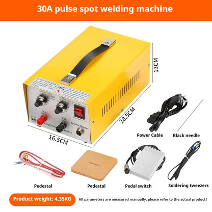 ANDUUK Desktop Jewelry Welding Machine 30A 50A 80A Circle Ring Equipment Repair Handheld Touch Welding Machine