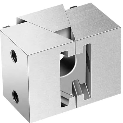 Ok Fixture Clamp M6/8 Socket Head Screw MINI OK Vise Locking Tool Jig Mechanical Parts Modular Wedge Tool Vise for CNC Machine