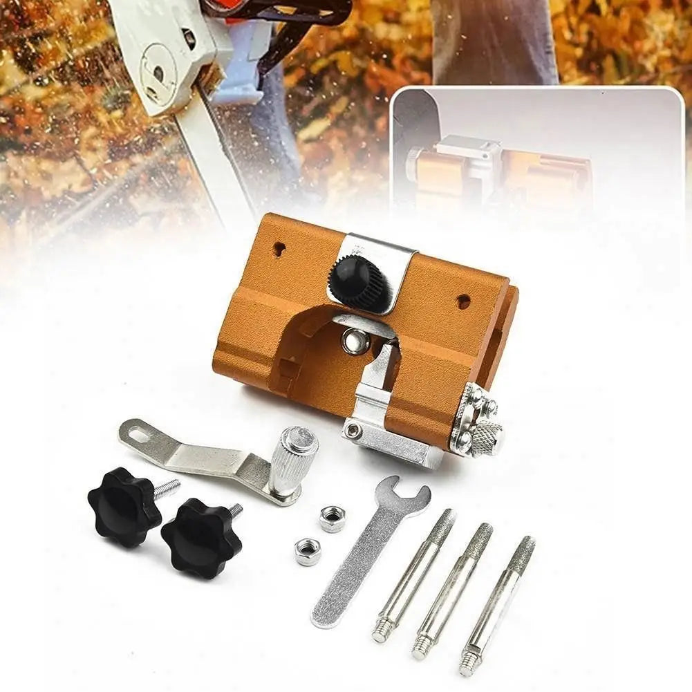 TEBAK Chain Saw Sharpeners Portable Chainsaw Chain Sharpening Woodworking Grinding Stones Electric Chainsaw Grinder Tool